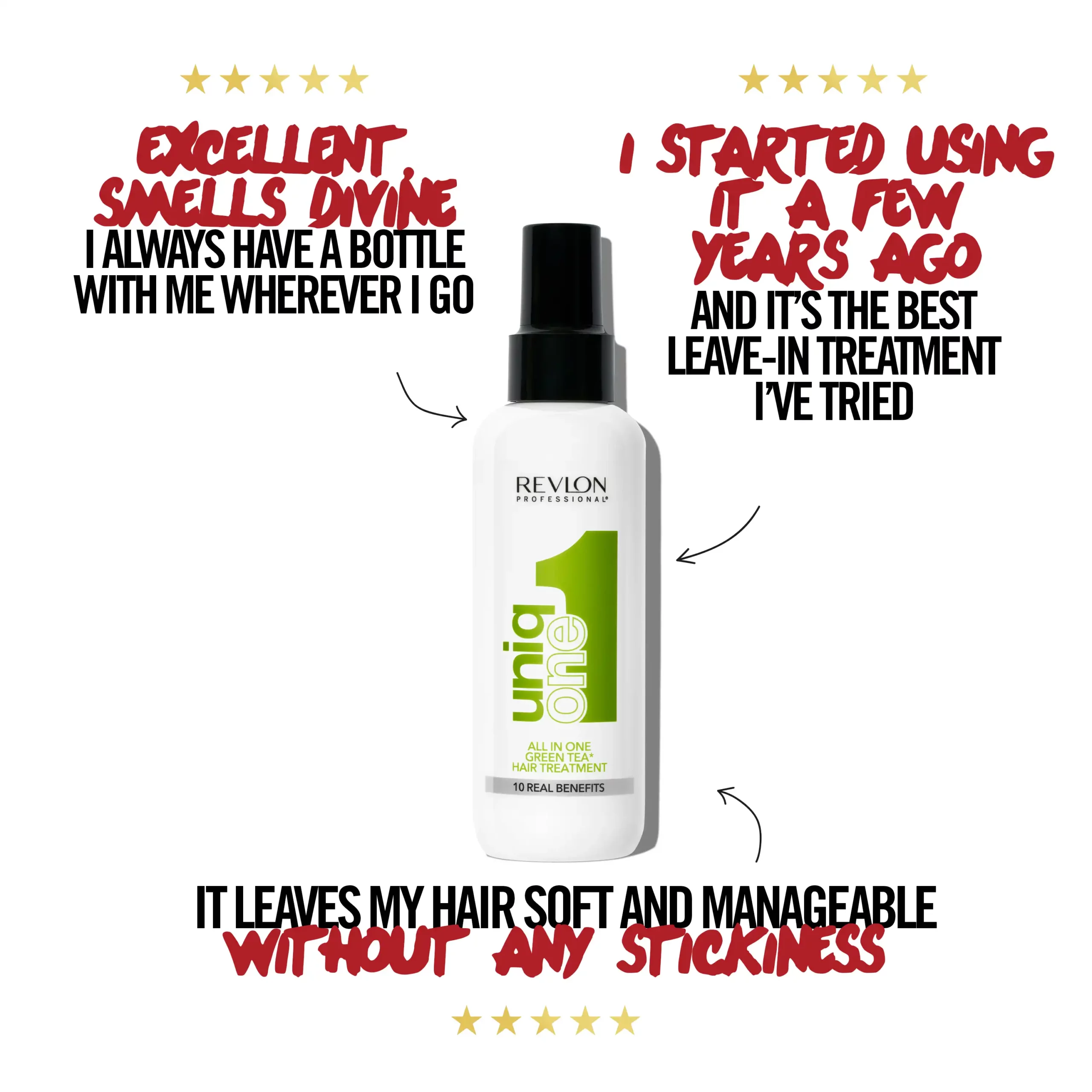 UniqOne™ Hair Tea Green Professional - Revlon Treatment Fragrance