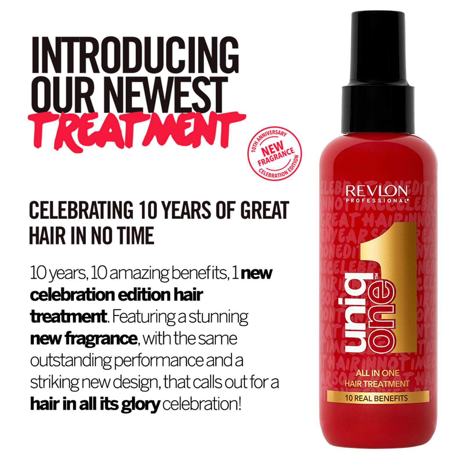 Professional Revlon Celebration Edition Treatment Hair UniqOne™ -