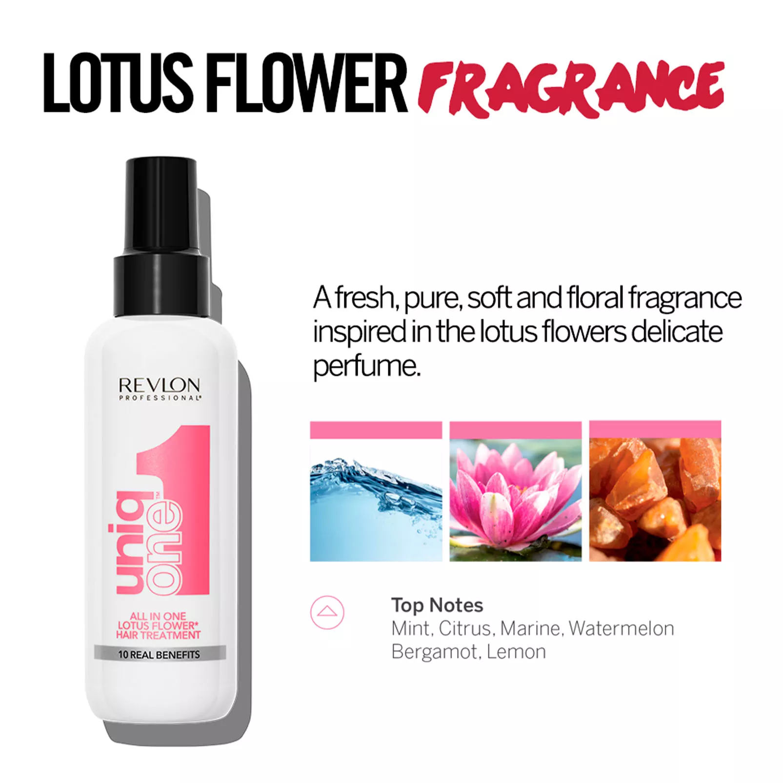 Fragrance Flower UniqOne™ Hair Professional Lotus - Treatment Revlon
